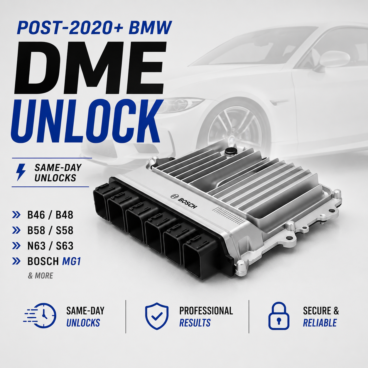 BMW DME 2020+ UNLOCK