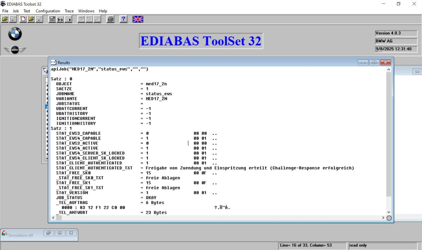 BMW ISN Read and Write - Remotely